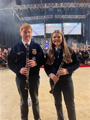 FFA members Band at state conference